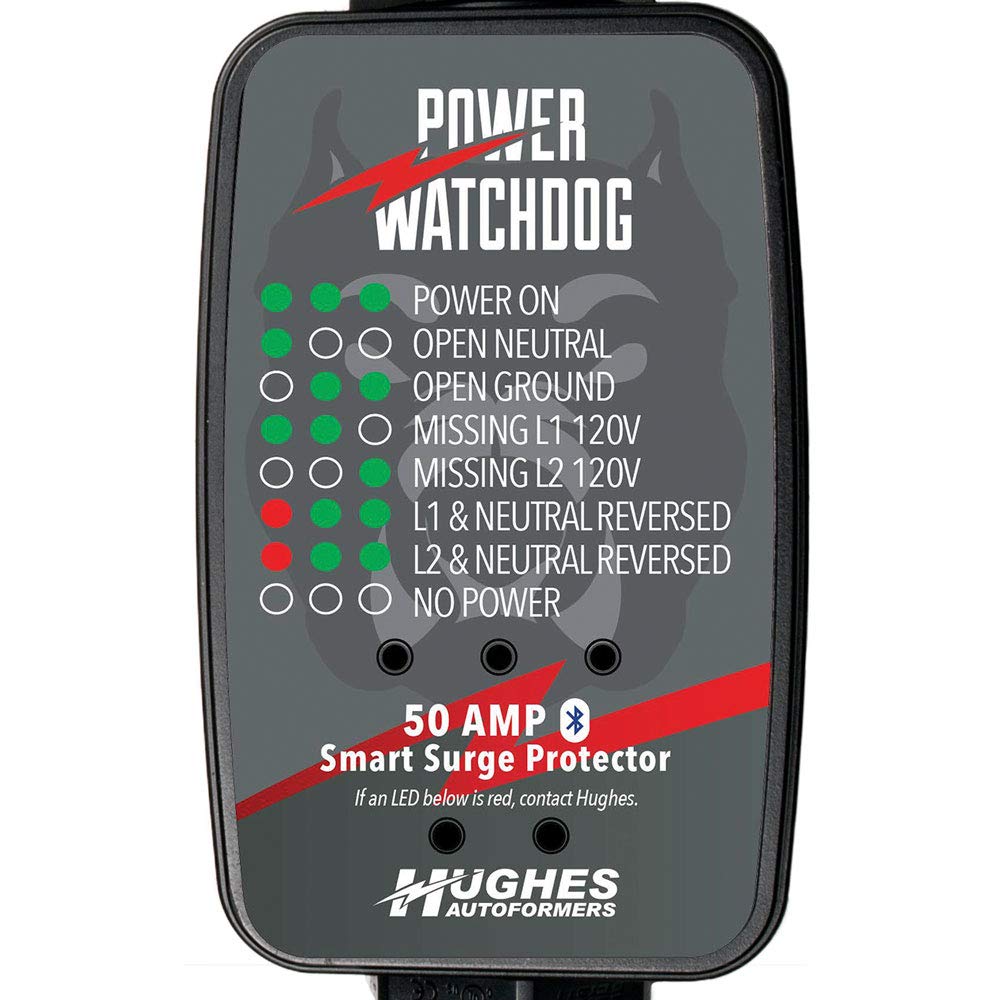 Power Watchdog PWD50 Smart RV Surge Protector, 50A, Bluetooth, IP65
