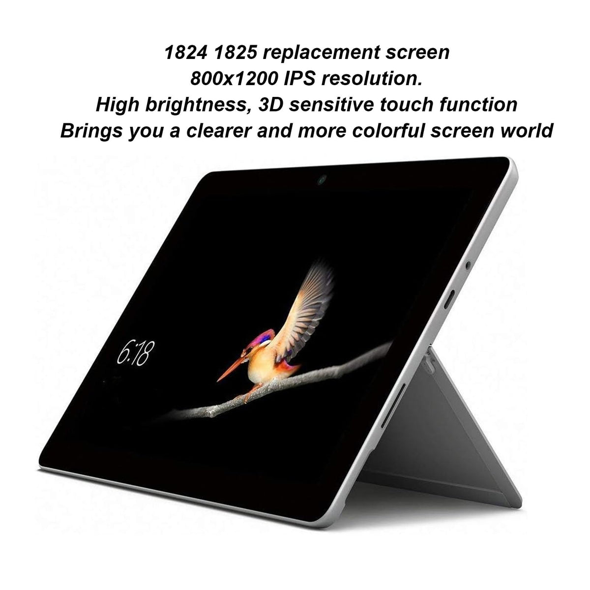 Screen Replacement for 1 1824 1825 LQ100P1JX51, 10.5in 1800x1200 LED Display Digitizer Assembly, High Accuracy Professional Tablet Repair Part