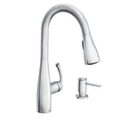Moen Essie Pulldown Kitchen Faucet, Spot Resist Stainless, 87014SRS