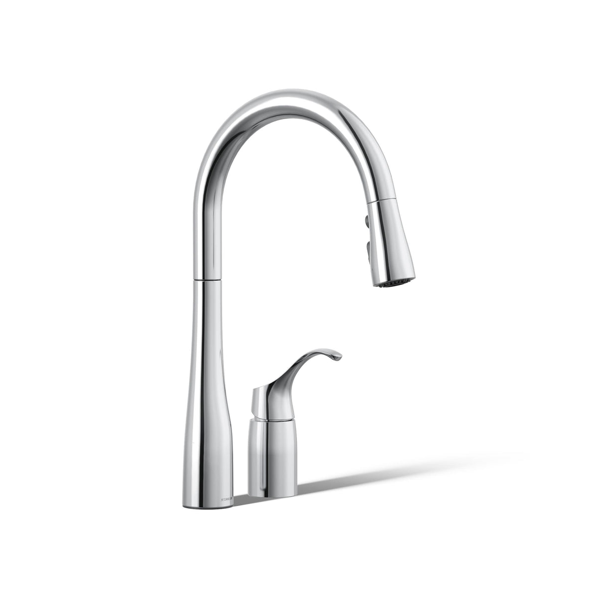 KOHLER Simplice Kitchen Sink Faucet w Pull Down Sprayer, Vibrant Stainless