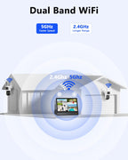 All-in-One Outdoor Wireless Security Camera System 4MP PTZ WiFi