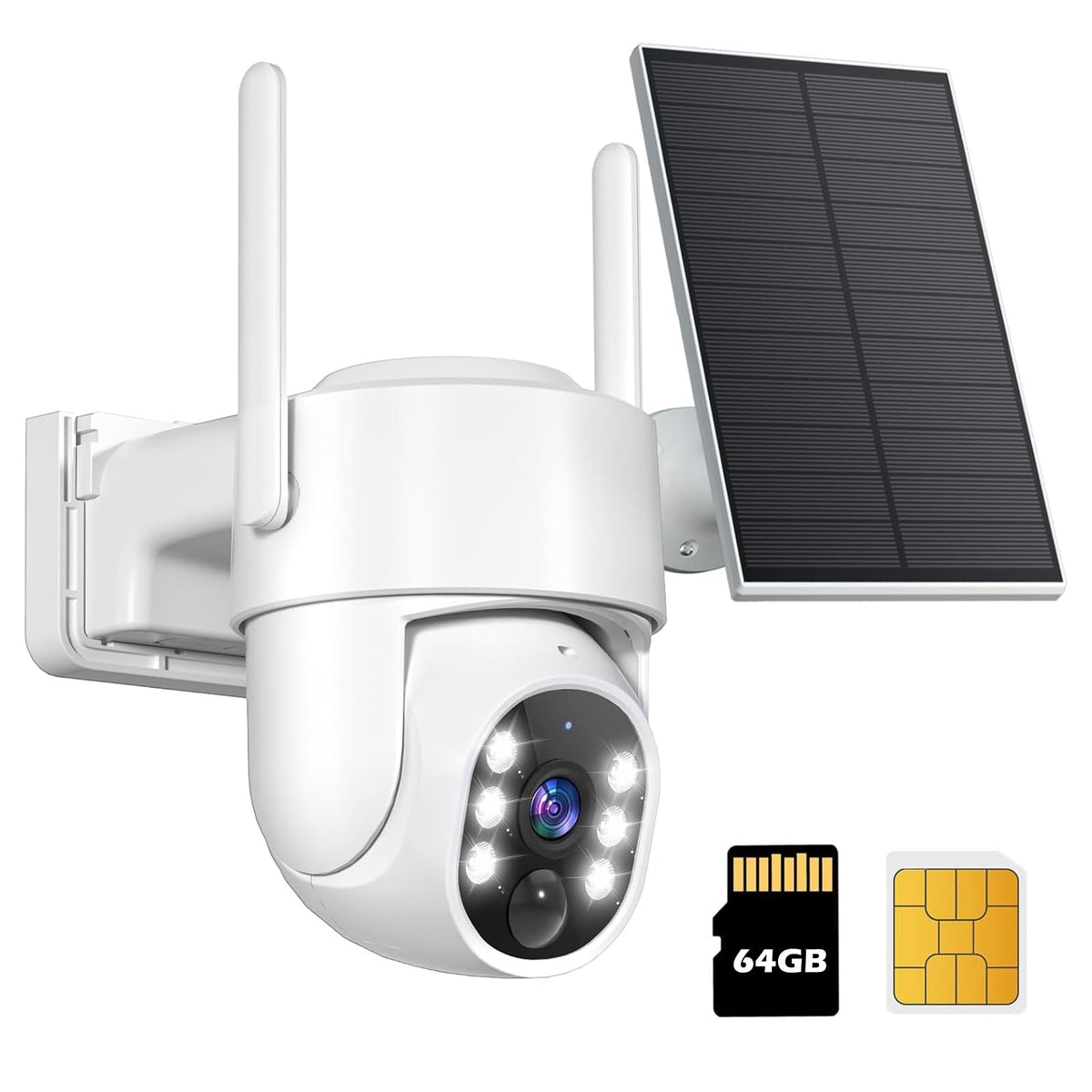2K Security Camera System, 5GHz&2.4GHz WiFi Solar Wireless Cameras for Home Security, Wire-free Installation, AI Detection, Two-way Audio, Mobile alerts, SD/Cloud Storage, Color Night Vision, 4 Packs