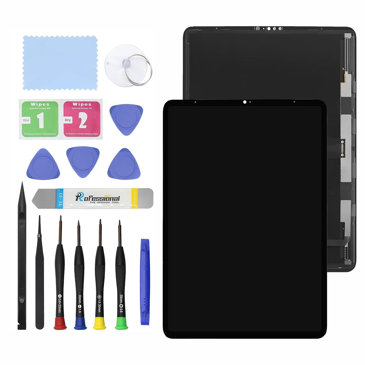 11" New Screen Replacement for iPad Pro 11 2nd Gen A2068 A2230 A2228 A2231 (2020) LCD Display Touch Glass Screen Digitizer Panel Assembly Replacement Part with Tools