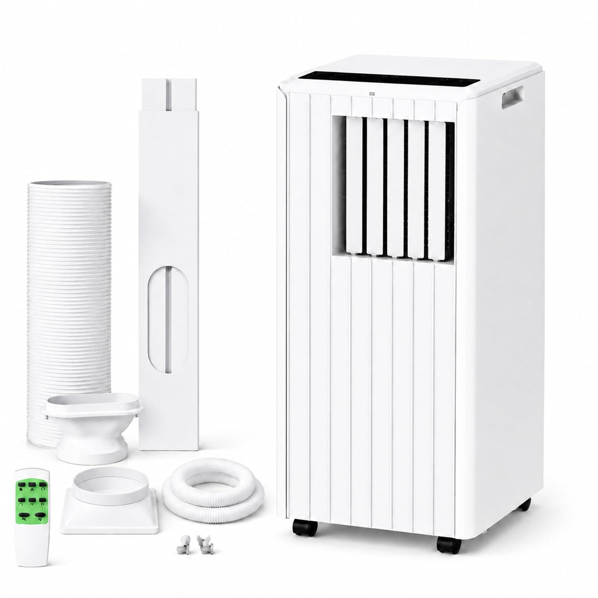 GarveeLife 14000 BTU Portable Air Conditioners, 4-in-1 Indoor AC Unit with Cooling, Dehumidifier, Fan, Follow Me, 24-Hour Timer, Remote Control & Window Kit for Bedroom, Home Office, Apartment,