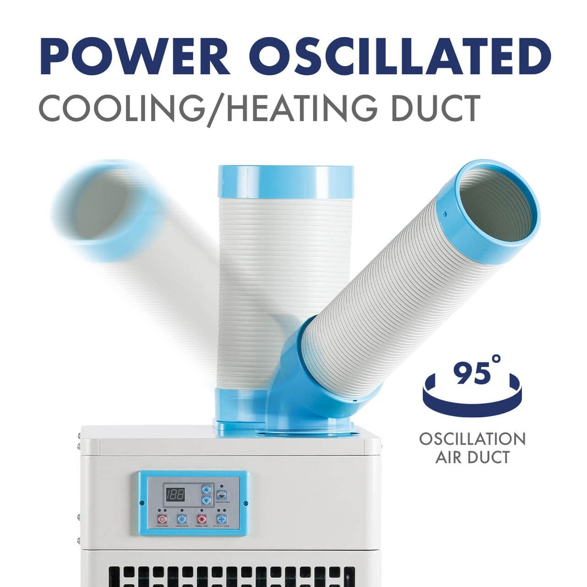 Uninex N410HC KOOLZONE Indoor/Outdoor Mobile Spot Cooler & Heater