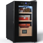 NEEDONE Electric Cigar Humidor 23L with Heating and Cooling Control System