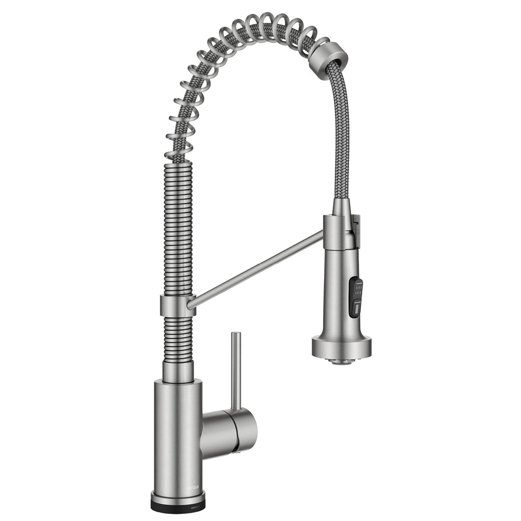KRAUS Champagne Bronze Pull Down Kitchen Faucet KPF-1610SFACB