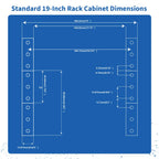 1U Horizontal PDU 19" Rack Mount Power Strip