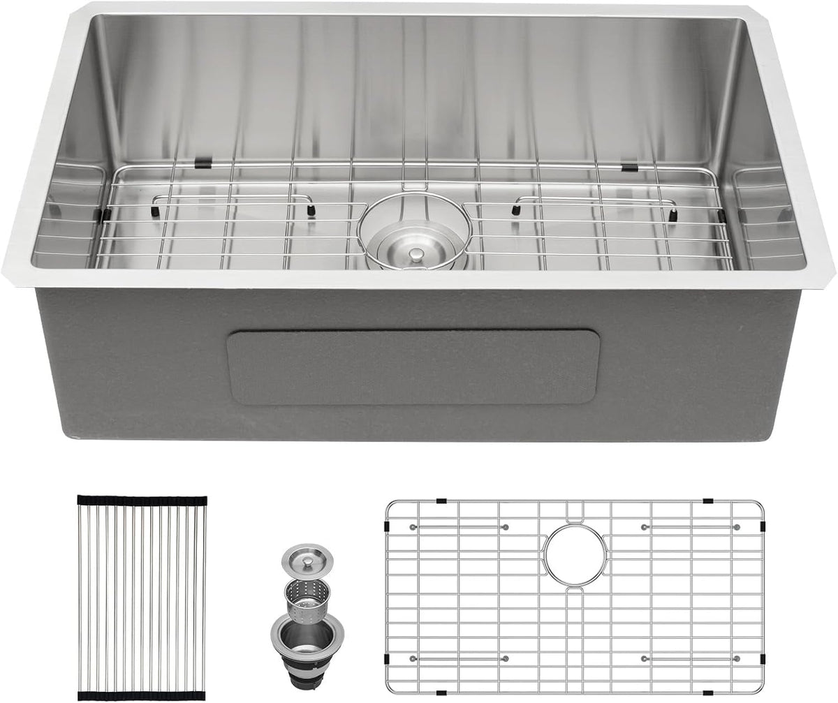 30 Inch Undermount Kitchen Sink Stainless Steel