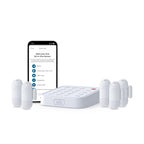 Arlo Home Security System - Alarm System with Wired Keypad Sensor Hub, 5 8-in-1 Sensors & Yard Sign - No Contract Required - DIY Installation - White, SS1501
