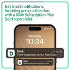 Blink Video Doorbell + Outdoor 4 – Wireless smart security cameras, head-to-toe HD view, two-year battery life. Sync Module Core included – 5 camera system + Video Doorbell