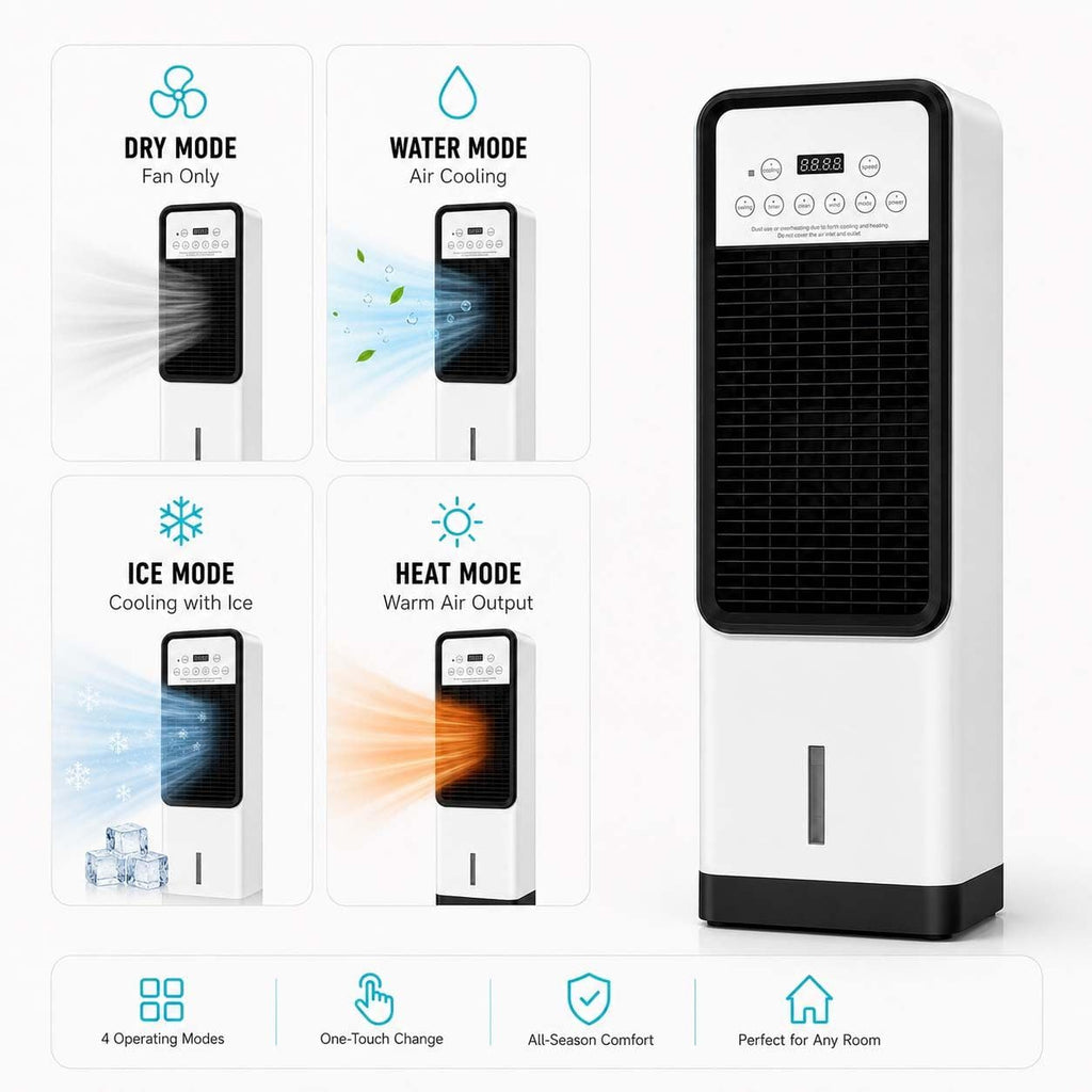 Air Conditioner Portable Heater Combo System