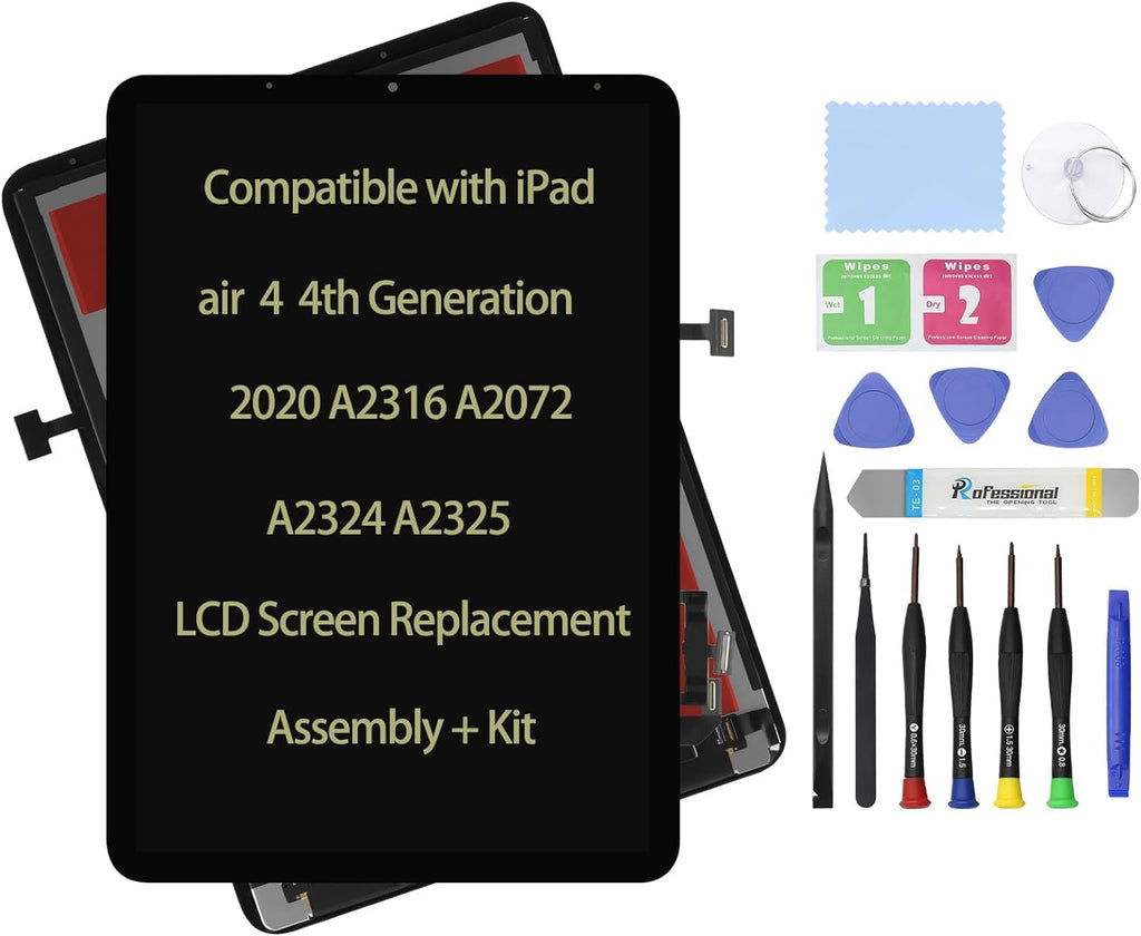 11" Screen Replacement for iPad Pro 11 1st Gen A1980 A2013 A1934 A1979 (2018) LCD Display Touch Screen Digitizer Assembly Replacement Part with Tools (Black)