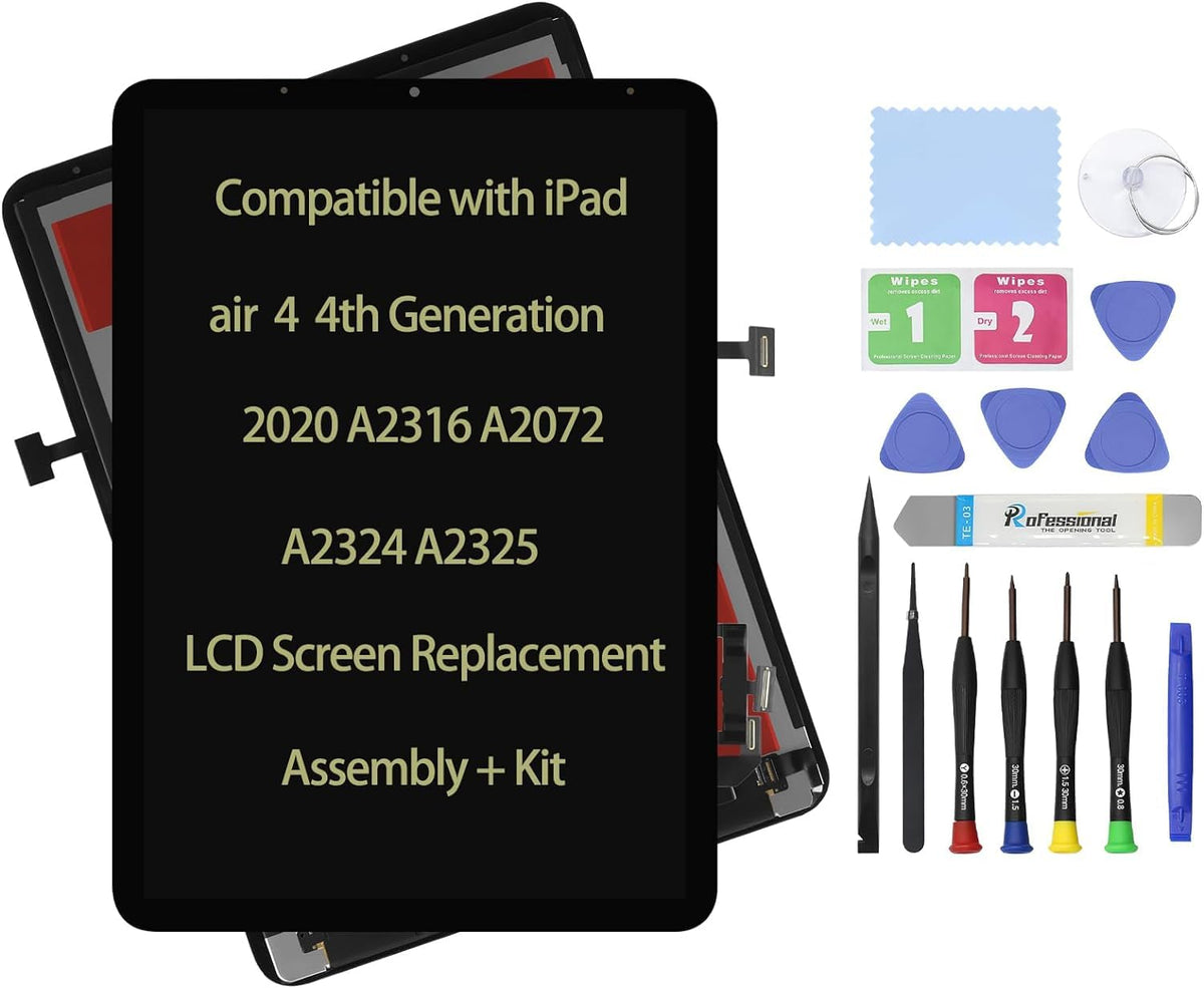 11" Screen Replacement for iPad Pro 11 1st Gen A1980 A2013 A1934 A1979 (2018) LCD Display Touch Screen Digitizer Assembly Replacement Part with Tools (Black)