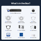 ANNKE 8CH 5MP PoE Security Camera System, 1TB HDD, 4pcs 3K Outdoor IP Cams