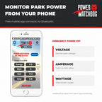 Power Watchdog PWD50EPO Smart RV Surge Protector, 50A, Bluetooth, IP65