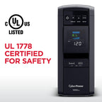 CyberPower CP1000PFCLCD PFC Sinewave UPS Battery Backup and Surge Protector