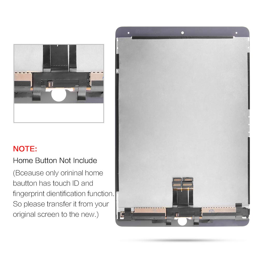 A-MIND LCD Screen for iPad Pro 10.5 2017 A1701/A1709/A1852, White, Tool Kit