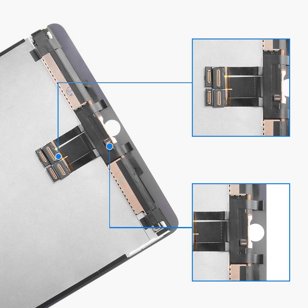 A-MIND LCD Screen for iPad Pro 10.5 2017 A1701/A1709/A1852, White, Tool Kit