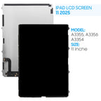 for iPad 11 2025 Screen Replacement A3355, A3356, A3354