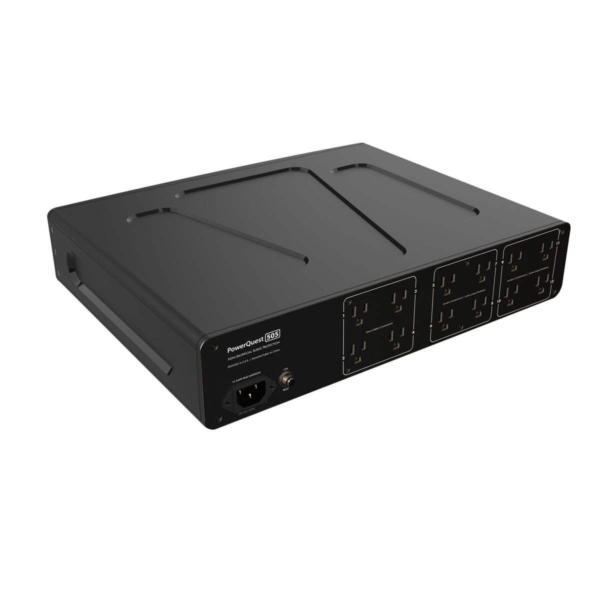 AudioQuest PowerQuest 505 12-Outlet Power Conditioner with Non-Sacrificial Surge Protection (North America)