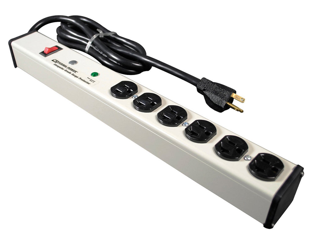 Legrand Wiremold PermaPower 20A 6 Outlet Comupter Grade Surge Power Strip