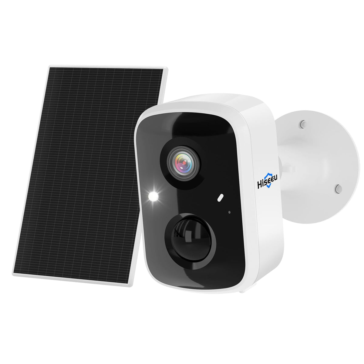 Hiseeu Solar Security Cameras Wireless Outdoor System, 8 Cam-Kit, Expandable to 10CH, No Monthly Fee, Solar-Powered, Home Security Cameras System with 4MP Color Night Vision, 2.4G & 5G WiFi, 1TB HDD