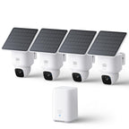eufy Security SoloCam E30, 4-Cam Kit, 2K Solar Security Camera