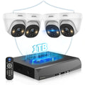 4K Wired Security Camera System Outdoor, POE Video Surveillance Systems