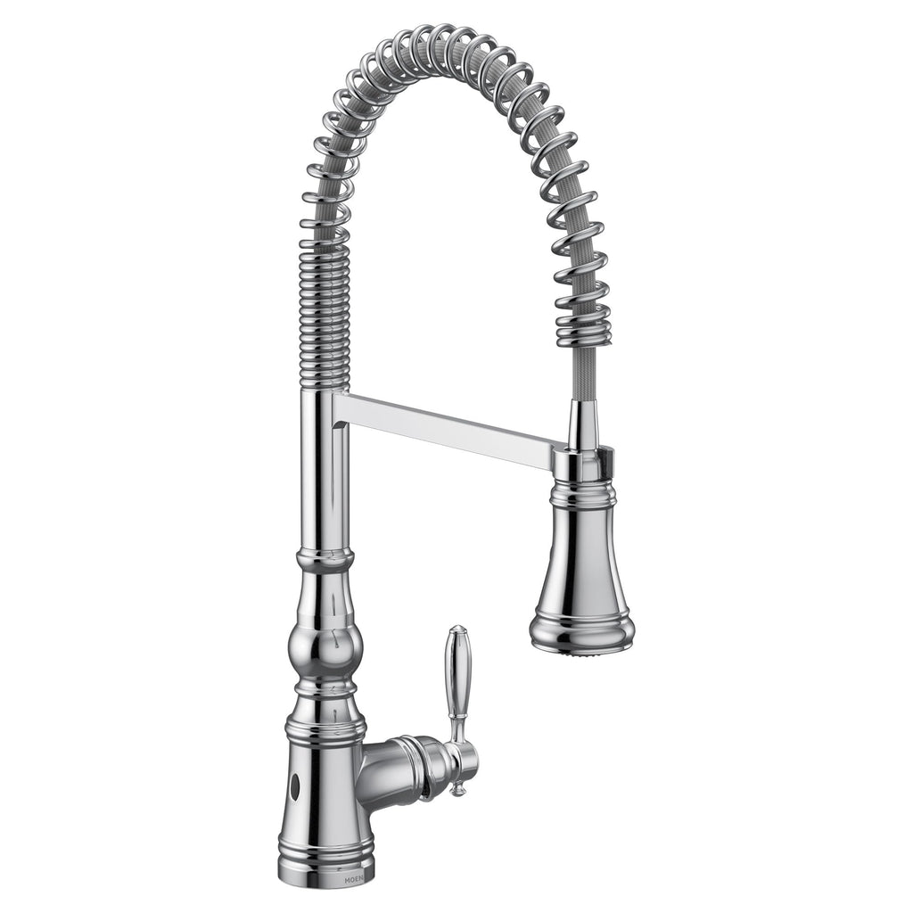 Moen S73004NL Weymouth Polished Nickel Pulldown Kitchen Faucet