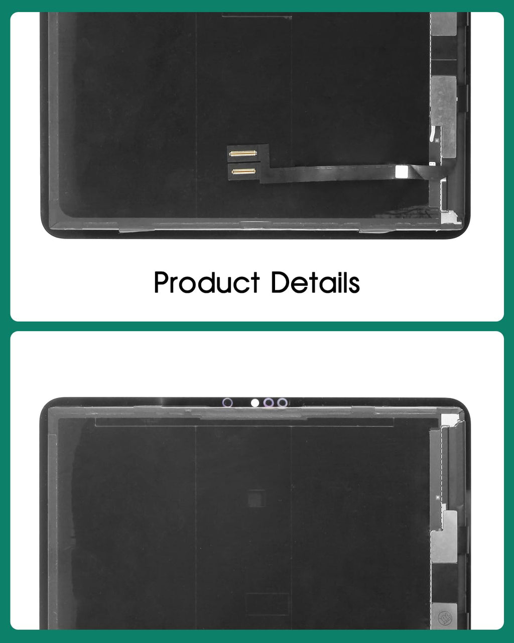 for iPad Pro 12.9 5rd 2021 Screen Replacement for iPad Pro 12.9 6th LCD Screen 2022 A2436 A2437 A2764 Display Touch Screen Digitizer Assembly Repair Kit(Black)