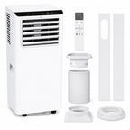 GarveeLife 14000 BTU Portable Air Conditioners, 4-in-1 Indoor AC Unit with Cooling, Dehumidifier, Fan, Follow Me, 24-Hour Timer, Remote Control & Window Kit for Bedroom, Home Office, Apartment,