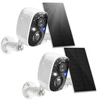 GMK 4 Pack Solar Camera System, Security Cameras Wireless Outdoor, 2K Video