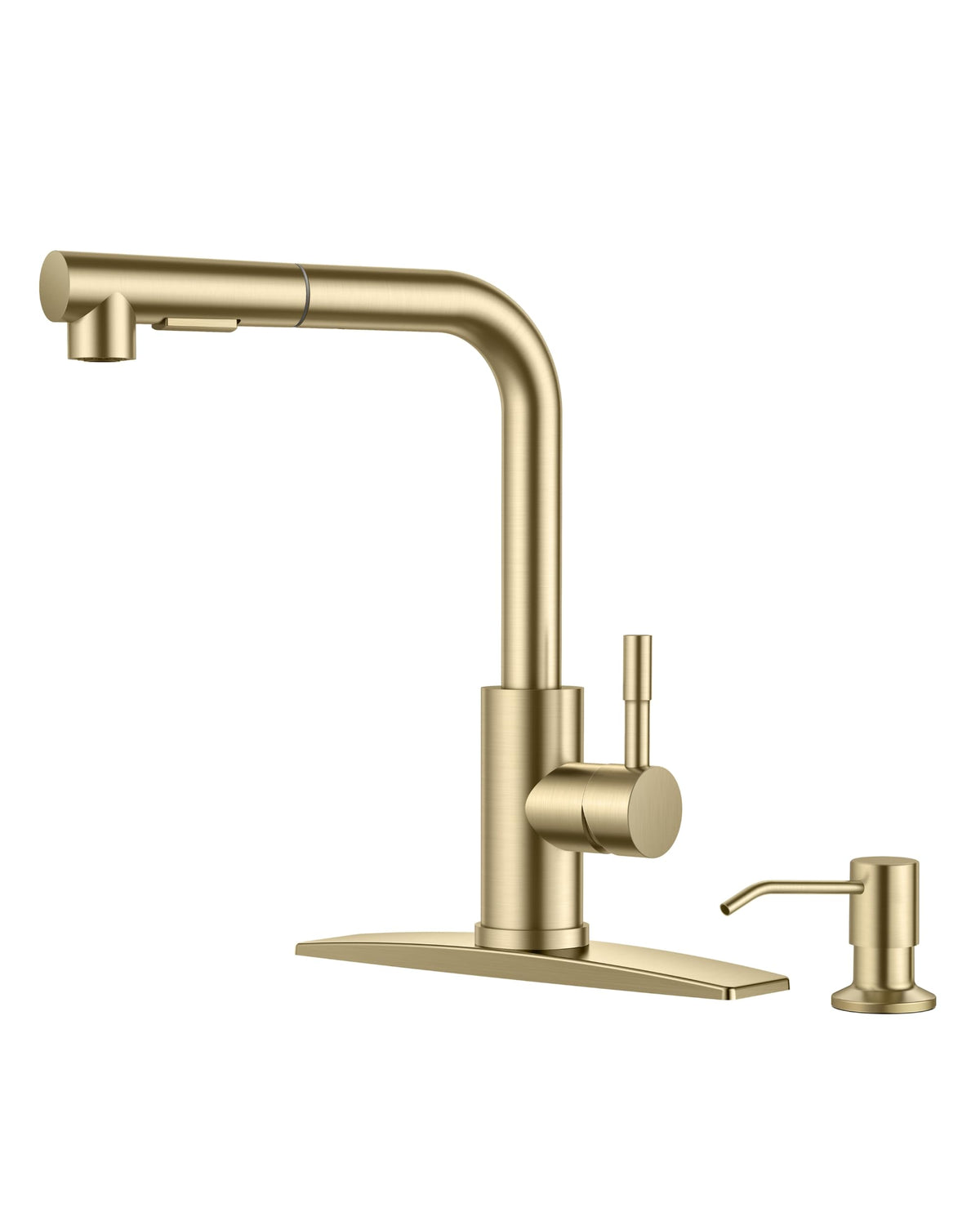 FORIOUS Touch Activated Kitchen Faucets Pull Down Sprayer, Brushed Nickel