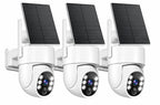2K Security Camera System, 5GHz&2.4GHz WiFi Solar Wireless Cameras for Home Security, Wire-free Installation, AI Detection, Two-way Audio, Mobile alerts, SD/Cloud Storage, Color Night Vision, 4 Packs