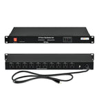 1U Horizontal PDU 19" Rack Mount Power Strip