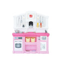 Step2 Fun with Friends Kids Kitchen Playset, Lights & Sounds, Gray