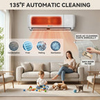YITAHOME 12000 BTU Mini Split AC/Heating System, Ductless Mini Split Air Conditioner Heat Pump,115V 20 SEER2 Energy Efficient Inverter AC Unit,Wifi Enabled Compatible with Alexa for Apartment, Garage