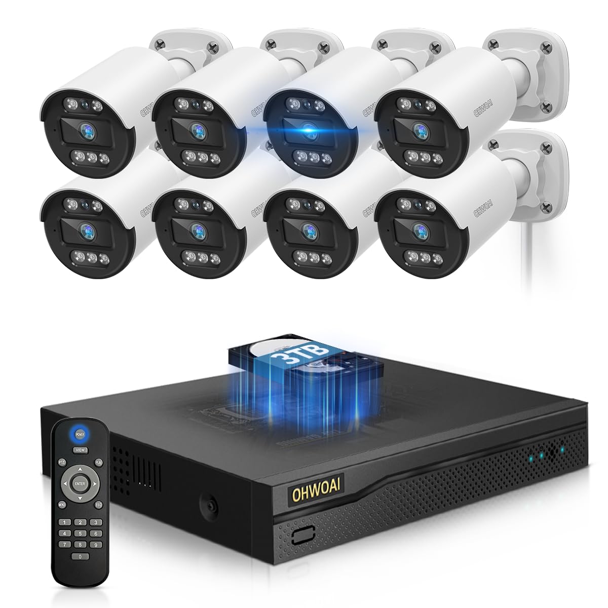 Wired Security Camera System Outdoor, CCTV Cameras Systems