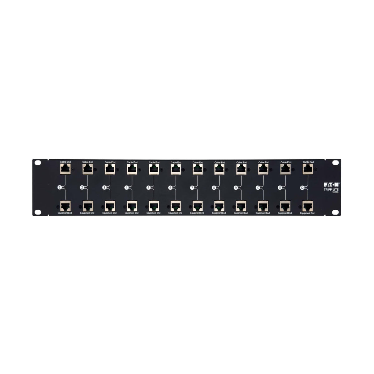 Eaton Tripp Lite B110-SPPOEC-J12 10 Gbps 12-Port PoE Ethernet Surge Strip