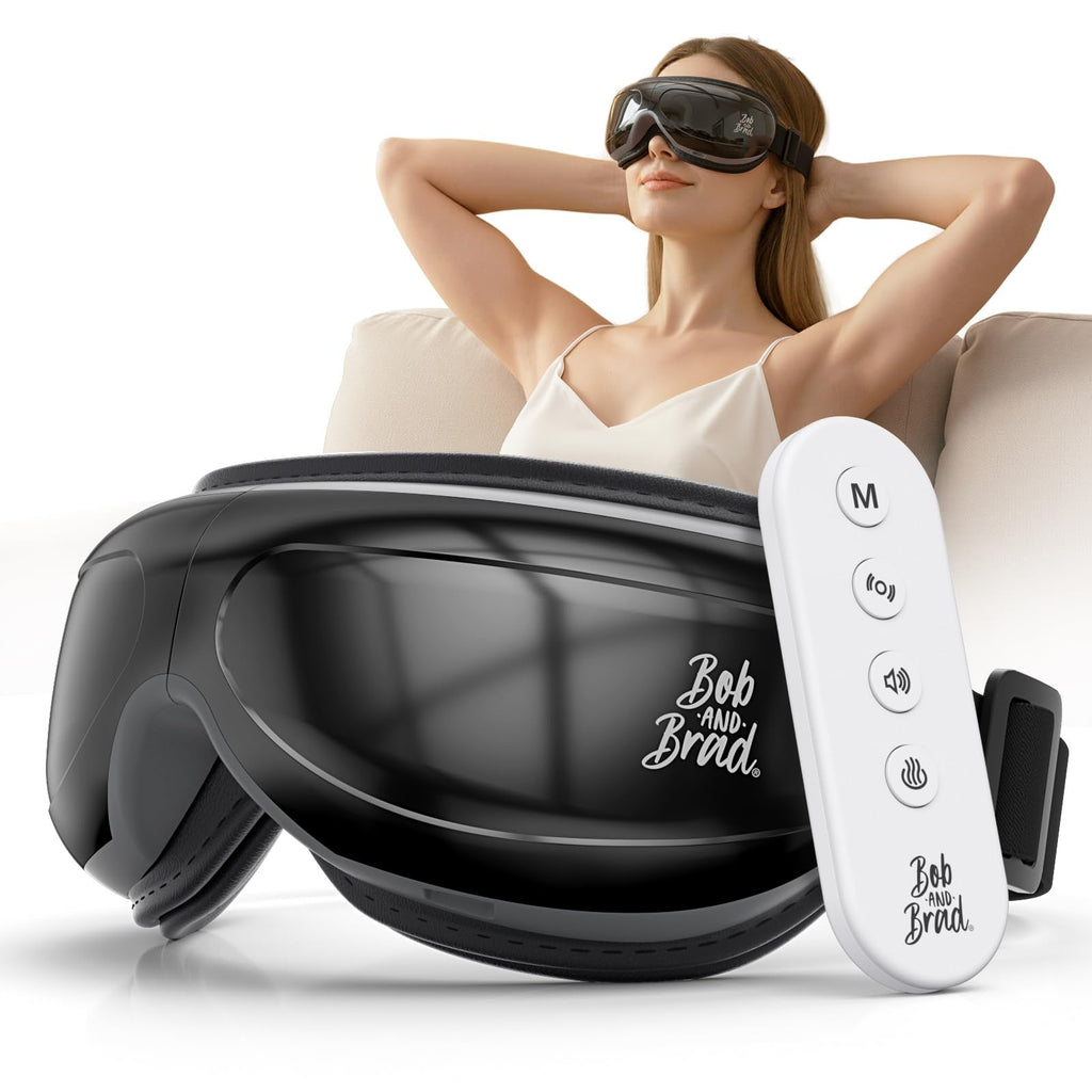 BOB AND BRAD EYEFLOW Eye Massager with Chip Cooling&Heat, FSA Eligible&HSA