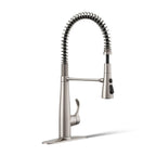 KOHLER Simplice Kitchen Sink Faucet w Pull Down Sprayer, Vibrant Stainless