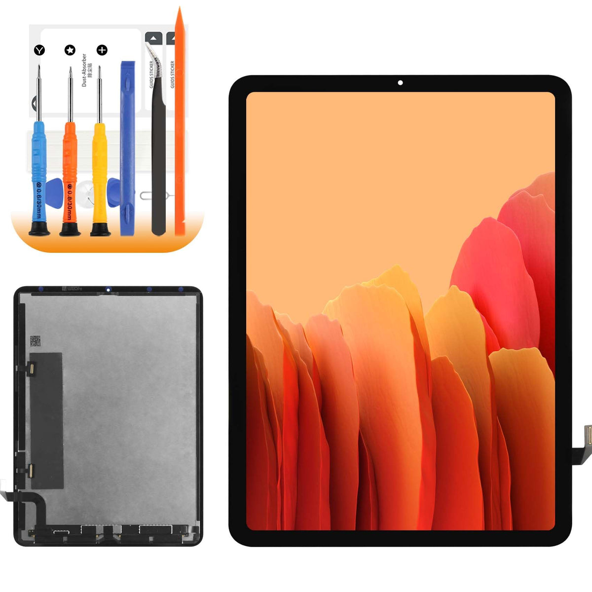 LCD Display for iPad Air 4 2020 LCD Screen Replacement for iPad Air 4th LCD A2324 A2072 A2325 A2316 LCD Digiitzer Touch Screen Assembly Repair Parts with Screen Protector and Tools
