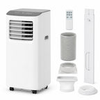 GarveeLife 14000 BTU Portable Air Conditioners, 4-in-1 Indoor AC Unit with Cooling, Dehumidifier, Fan, Follow Me, 24-Hour Timer, Remote Control & Window Kit for Bedroom, Home Office, Apartment,