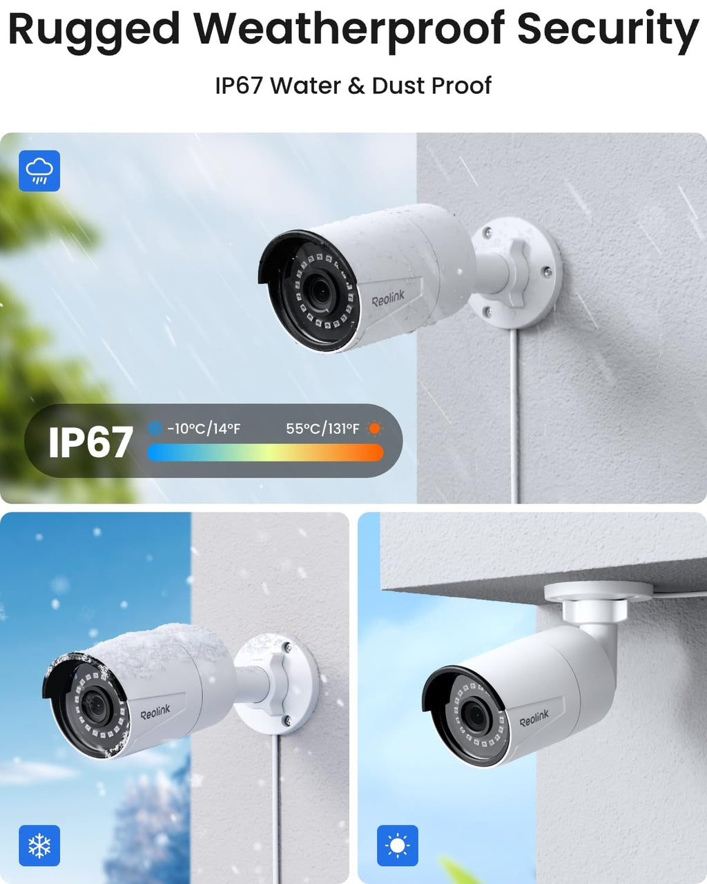 REOLINK 8CH 5MP PoE Security Camera System with no HDD RLK8-410B4-5MP