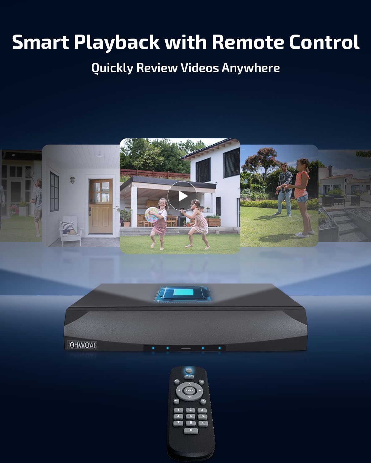 Two-Way Audio PoE Security Camera System Outdoor