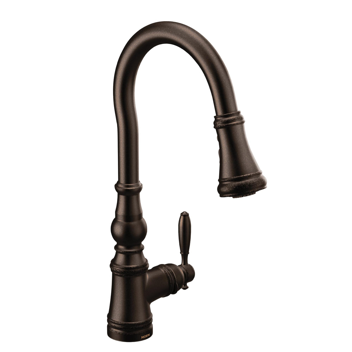 Moen S73004NL Weymouth Polished Nickel Pulldown Kitchen Faucet