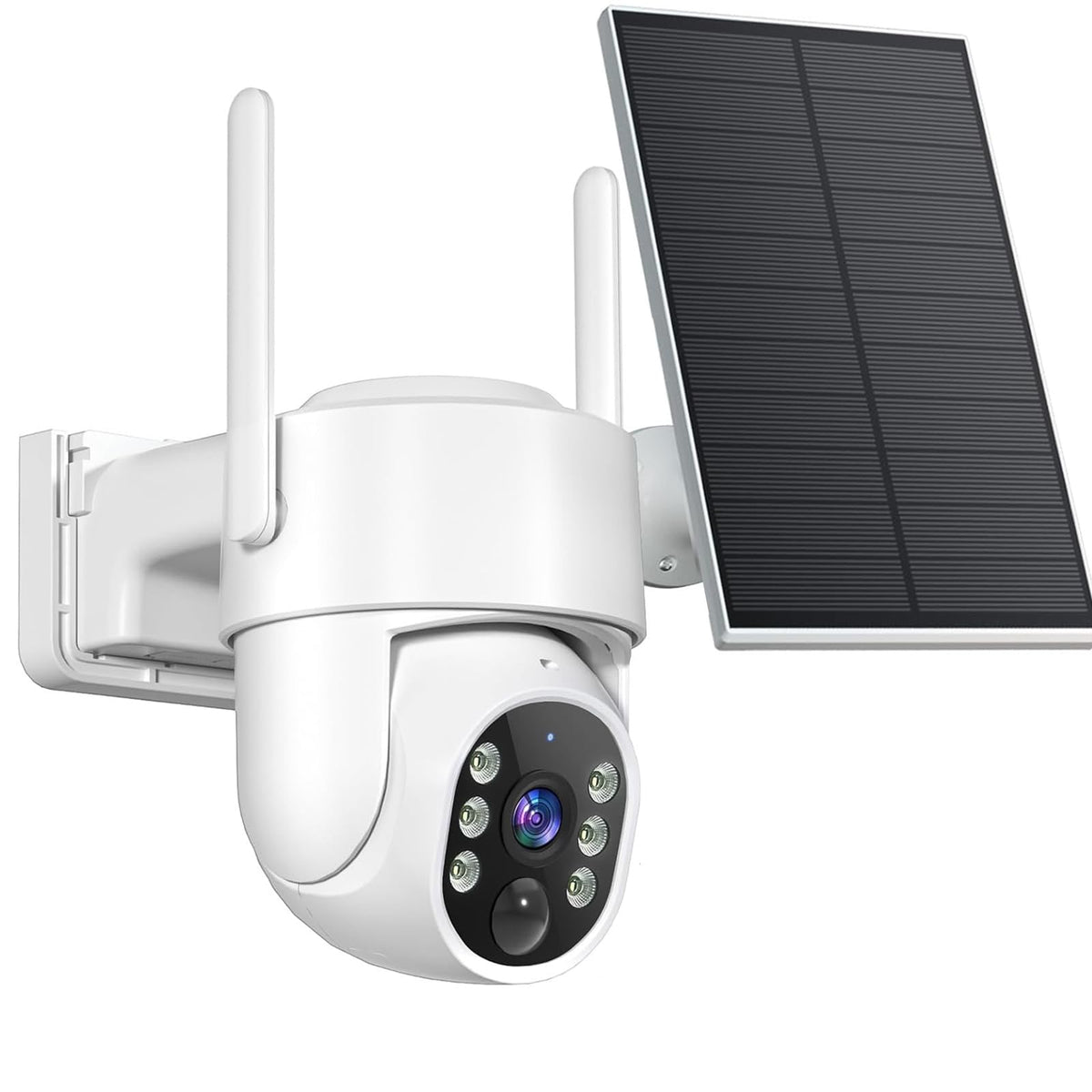 Security Cameras Wireless Outdoor 5G& 2.4G, No Subscription, 2 Cam-Kit,4MP Solar Powered Home Security Cameras System With 360°PTZ,128GB Local Storage,Color Night Vision WiFi Cameras for Home Security