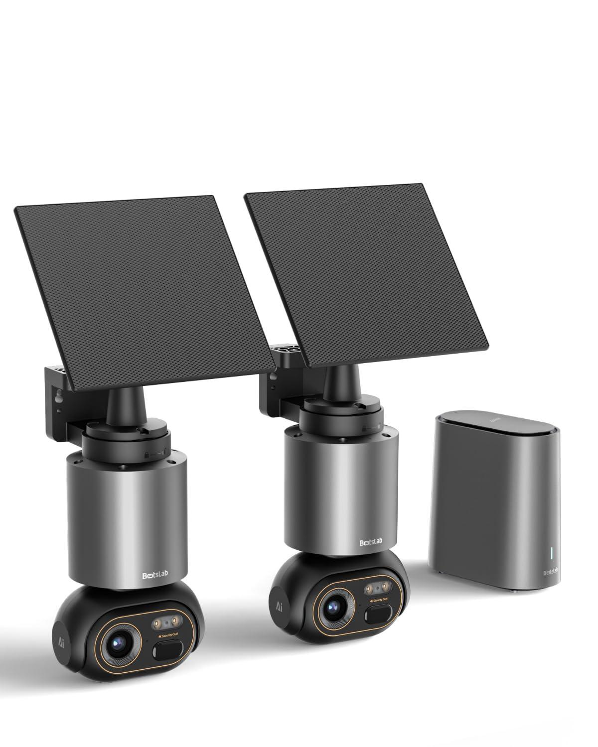 BOTSLAB 4K Security Camera Wireless Outdoor, 4 Cam-Kit, 32GB Local Storage