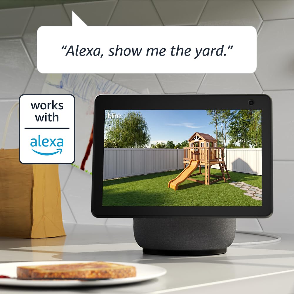 Blink Outdoor 4 – Wireless smart security camera, two-year battery, 1080p HD day and infrared night live view, two-way talk – 5 camera system